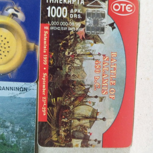 Collectible phone cards used in very good condition