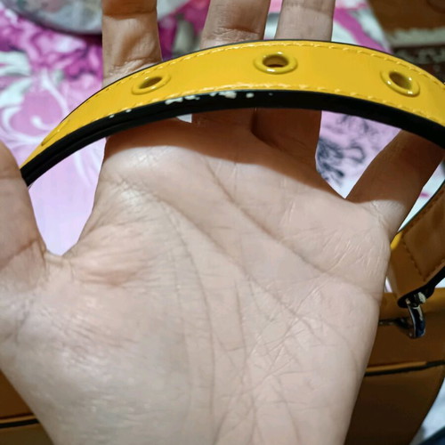 BagtoBag yellow hand bag used with detachable strap