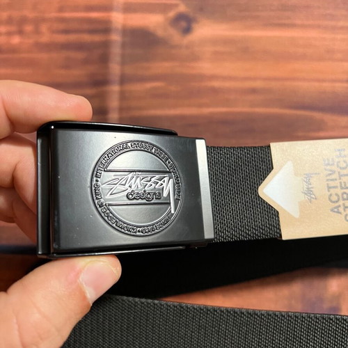 Stussy belt black slightly elastic new