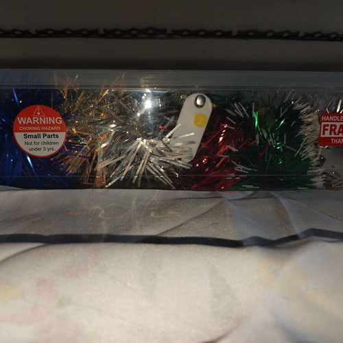 Christmas pinecone ornaments new, set of 12