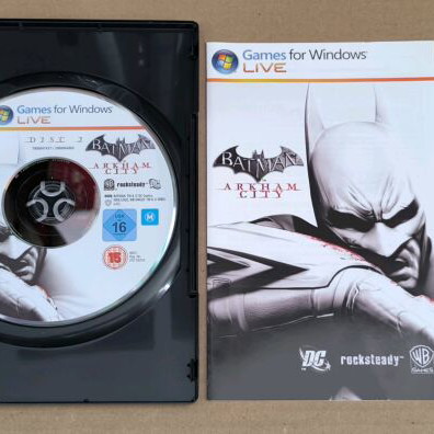 Batman Arkham City PC DVD-ROM like new