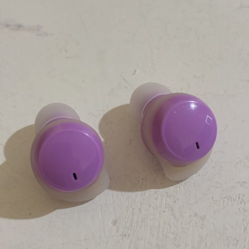Music Sound Flow wireless earbuds like new, purple, without case