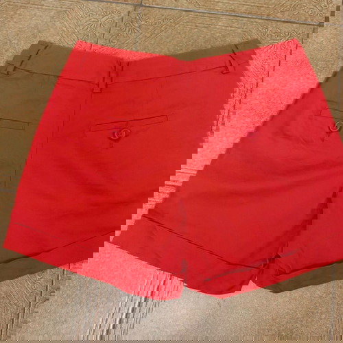 Benetton red short bermuda S