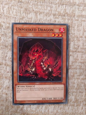 Yu-Gi-Oh Unmasked Dragon σαν καινούργιο