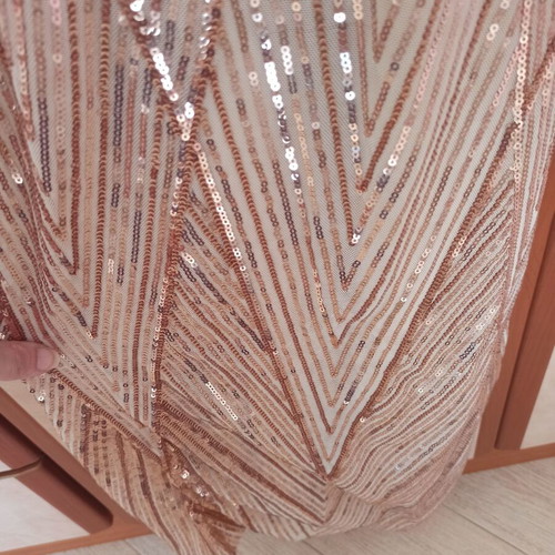 Evening dress bronze sequin medium like new
