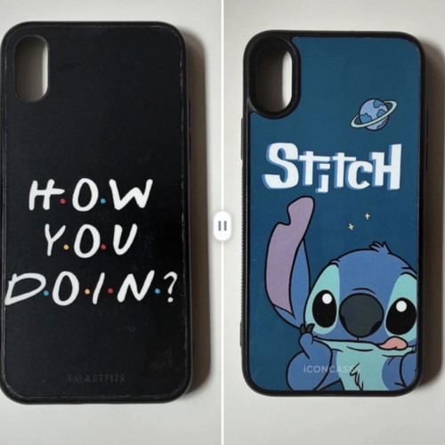 iPhone X/Xs cases like new, pack of 2
