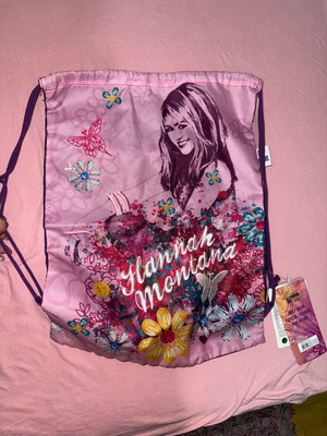 Hannah Montana tote bag καινούργιο, μωβ