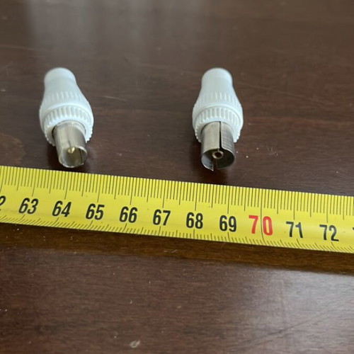 TV antenna male female connectors new