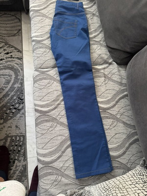 Benetton boys' pants blue size 170 cm like new, 13-14 years