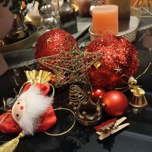 Christmas vintage collection used, old figures in excellent condition