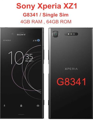Sony Xperia XZ1 G8341 smartphone used, 4GB RAM 64GB storage, black