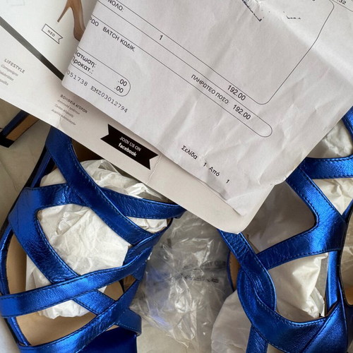 L.K. Bennett London pumps like new, metallic blue