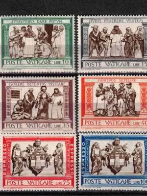 Rare collectible Vatican stamps set 1960 new