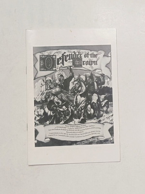 Defender of the Crown manual used in excellent condition