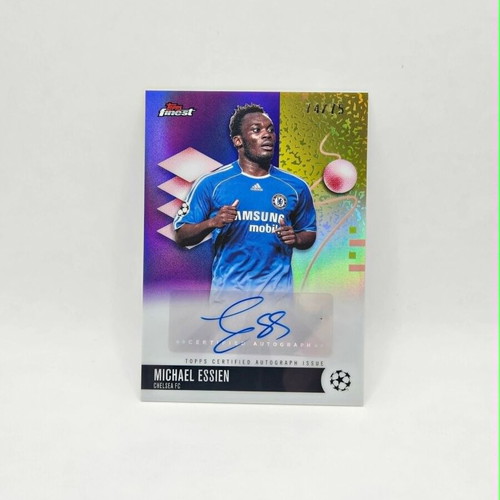 Topps Finest Michael Essien Autograph card like new