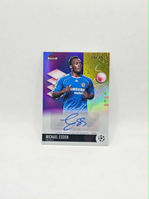Topps Finest Michael Essien κάρτα με αυτόγραφο σαν καινούργιο