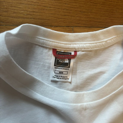 The North Face T-Shirt white size M like new