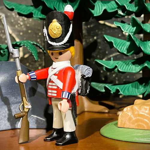 Playmobil British Redcoat Soldier Waterloo Battle 1815 Custom Made New