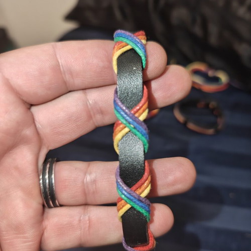 Macrame bracelets new, multicolor and black