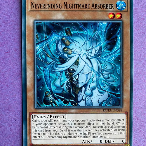 Neverending Nightmare Absorber Yu-Gi-Oh! Card 1st Edition Near Mint