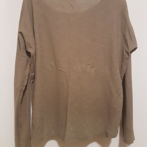 BSB blouse used, beige, size Small, loose fit
