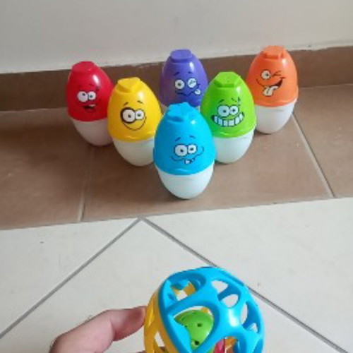 Playgo Bowling Faces toy like new