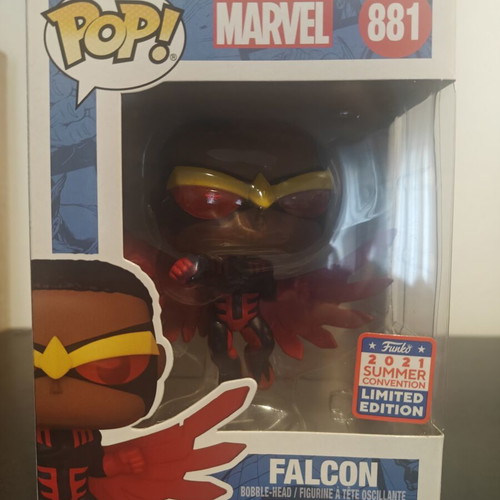 Funko POP! Marvel Falcon #881 SDCC 2021 Exclusive figure like new