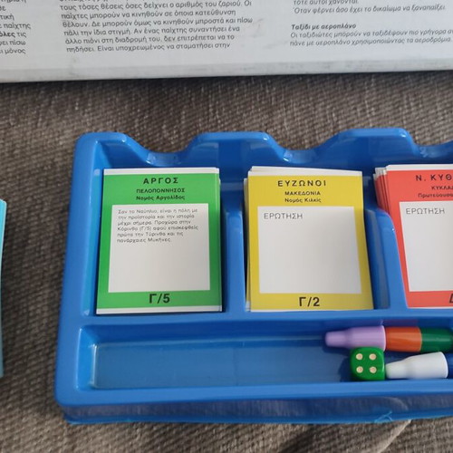 Traveling in Greece board game used, vintage collectible by Desyllas