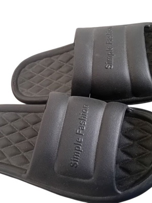 Black slippers new size 36-37
