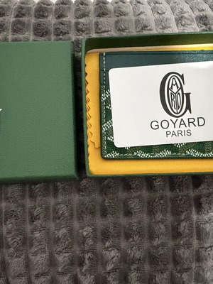Goyard Paris Wallet new, green with all accessories