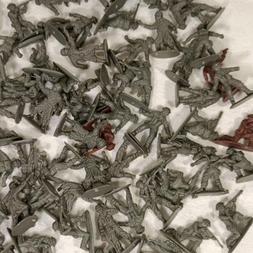 British Vintage Small-Sized Toy Soldiers Used