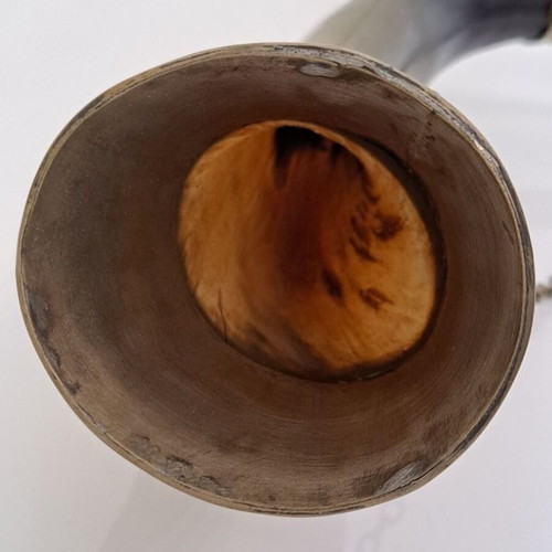 Drinking horn vintage, approx. 40cm length
