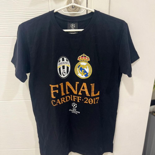 Champions League 2017 Final Juventus Vs Real Madrid T-shirt Small like new