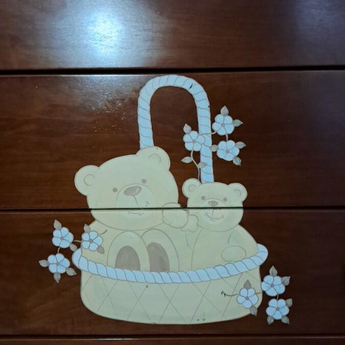 Wooden changing table dresser like new