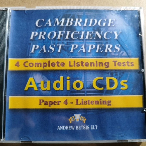 Cambridge Proficiency Past Papers Audio CD like new