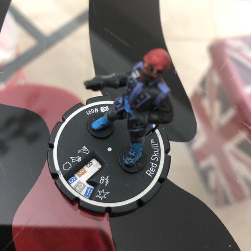 Red Skull Heroclix Unique #091 like new, Marvel Comics Clobberin’Time Set