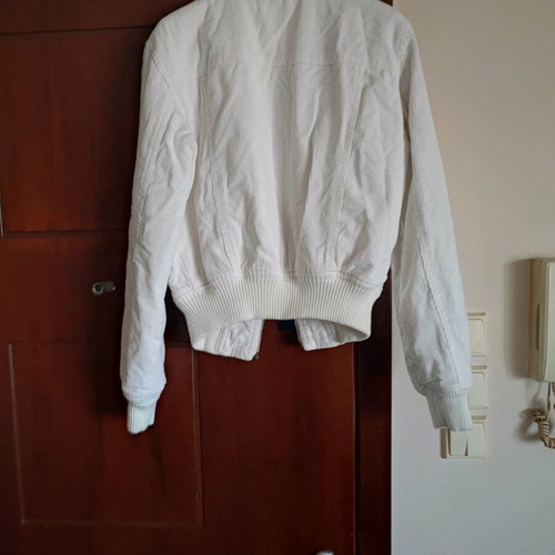 Corduroy jacket white like new, size M