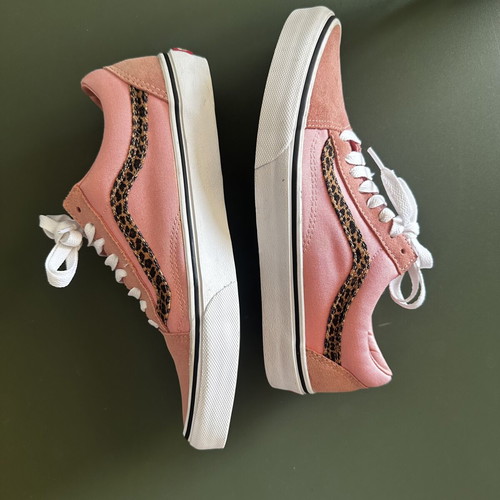 Vans Old School sneakers size 39 like new, pink suede and fabric