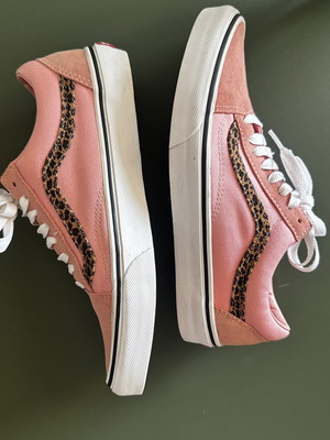 Vans Old School sneakers size 39 like new, pink suede and fabric