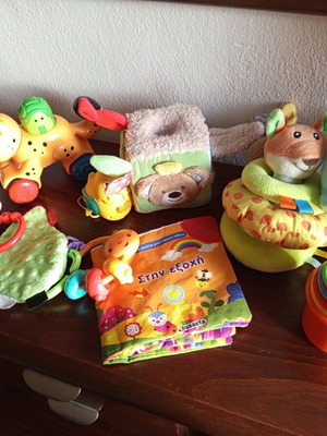 Combo set baby toys like new for 6-9 months and up