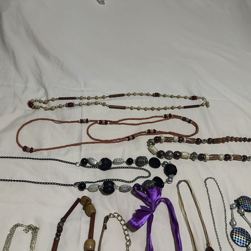 Necklaces pack of 12 various colors like new