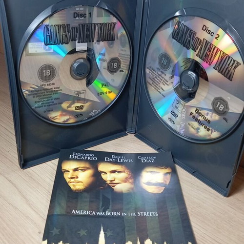 Gangs of New York DVD with English subtitles