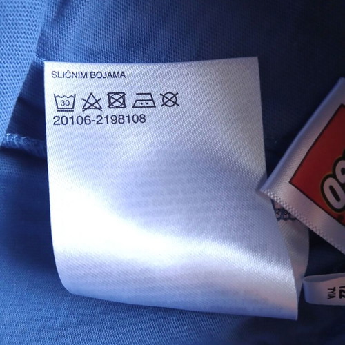 Lego boys' shorts new, blue with ninja print, size 122 cm