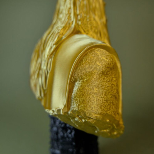 Saruman 3D printed figurine 17cm, gold PLA, new