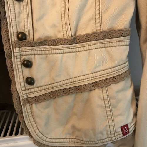 Esprit Edc Beige Military Jacket used, size L