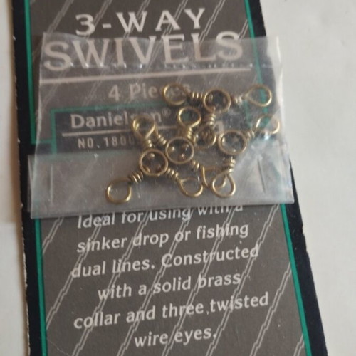 Danielson 3-Way Swivels fishing accessories, new