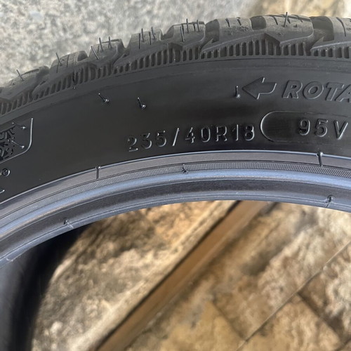 Car tires 235/40 R18 used, winter, 17,000-20,000 km