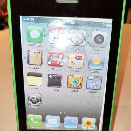 Glass photo frame shaped like a mobile phone new