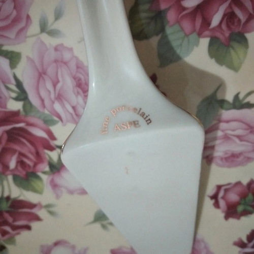 Vintage Aspe porcelain cake platter