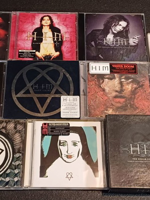HIM Complete Discography 8 CDs 1997-2013 Box Set with Singles and DVD used